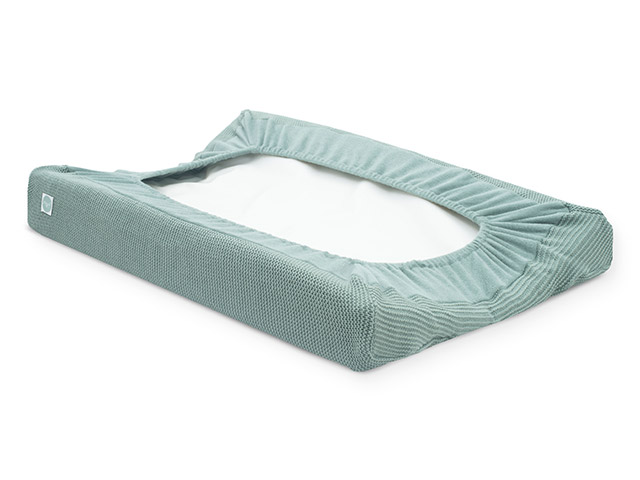 Afbeelding Jollein Aankleedkussenhoes 50x70cm Basic knit I forest green