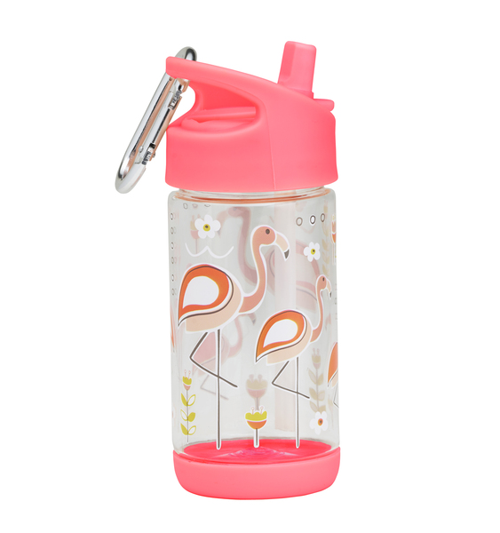 Afbeelding SugarBooger Flip & Sip drinkfles I Flamingo
