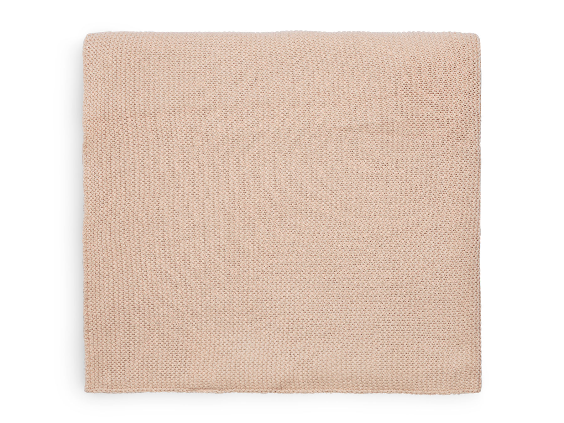 Afbeelding Jollein Deken wieg 75x100cm Basic Knit I Pale Pink