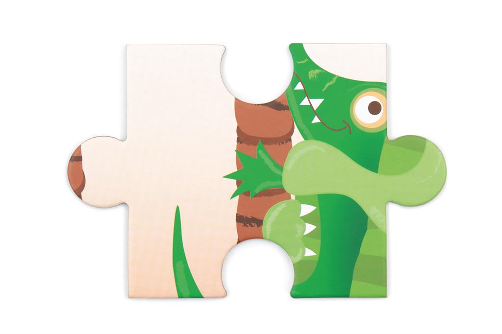 Afbeelding Scratch Contour puzzel I Krokodil