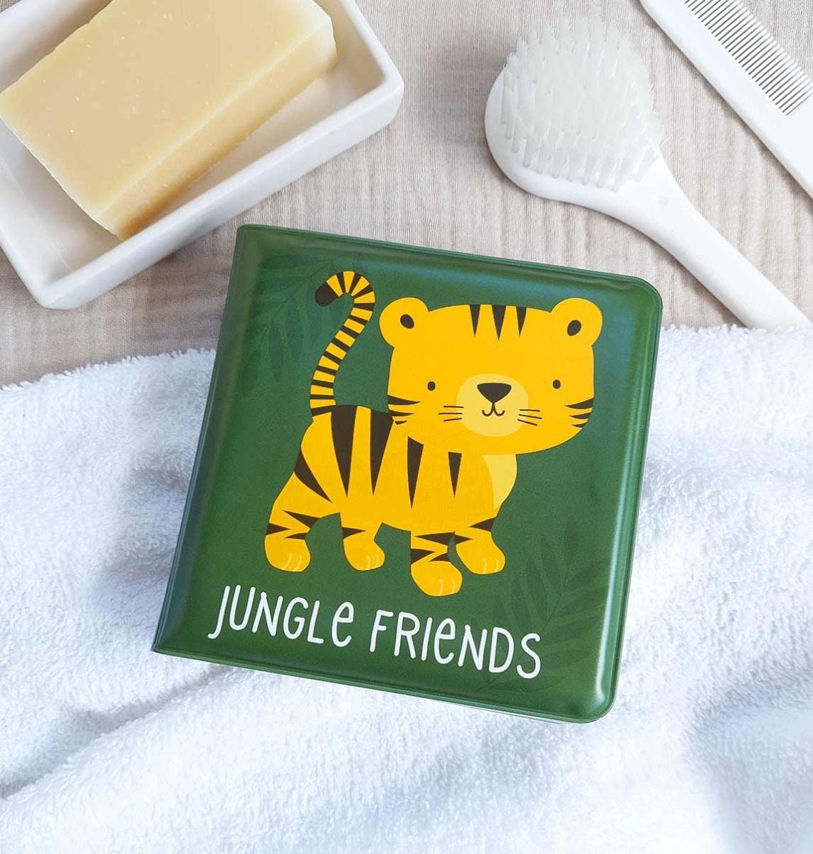 Afbeelding A Little Lovely Company badboekje I Jungle Friends