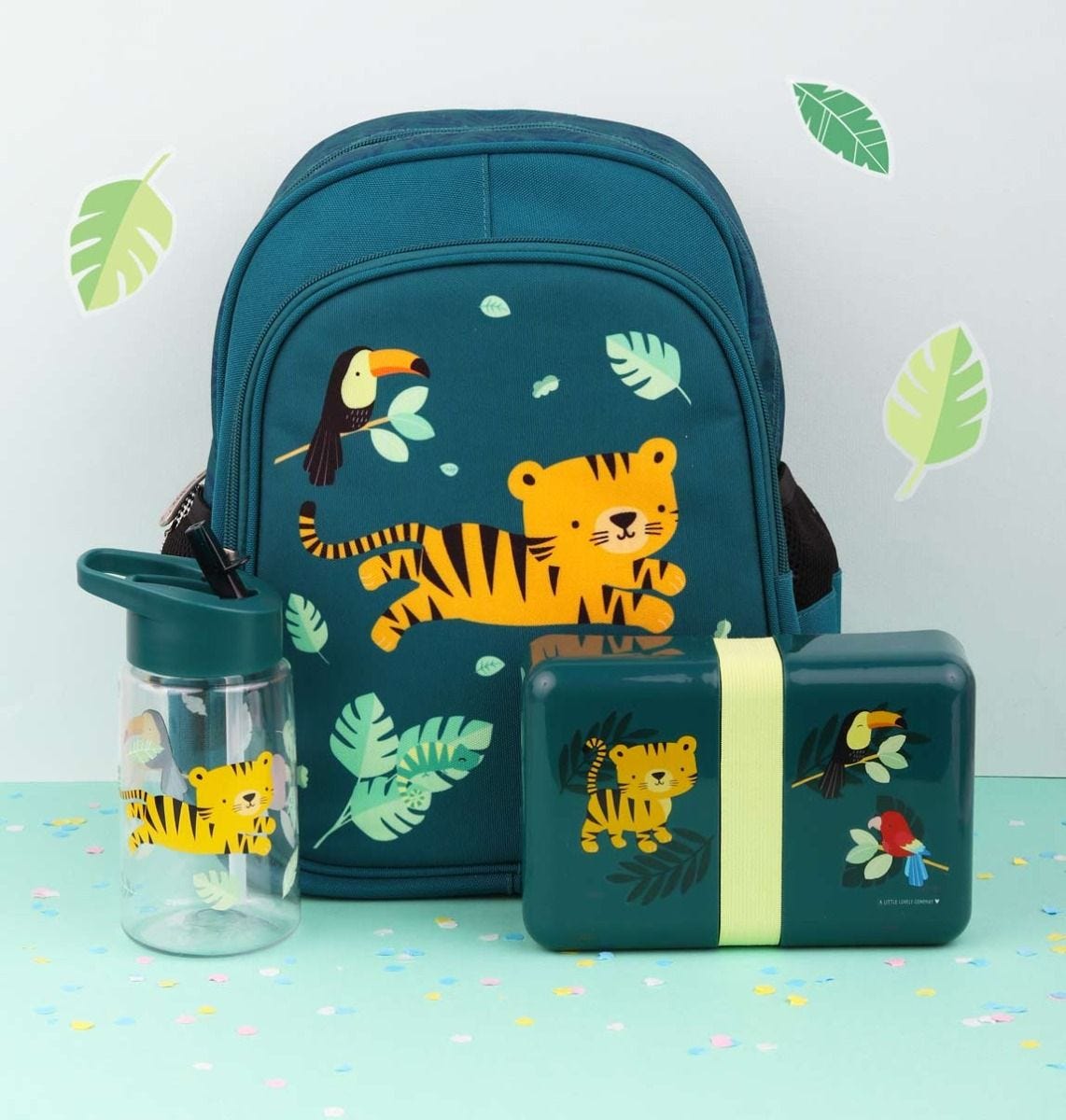 Afbeelding A Little Lovely Company Lunchbox I Jungle tijger