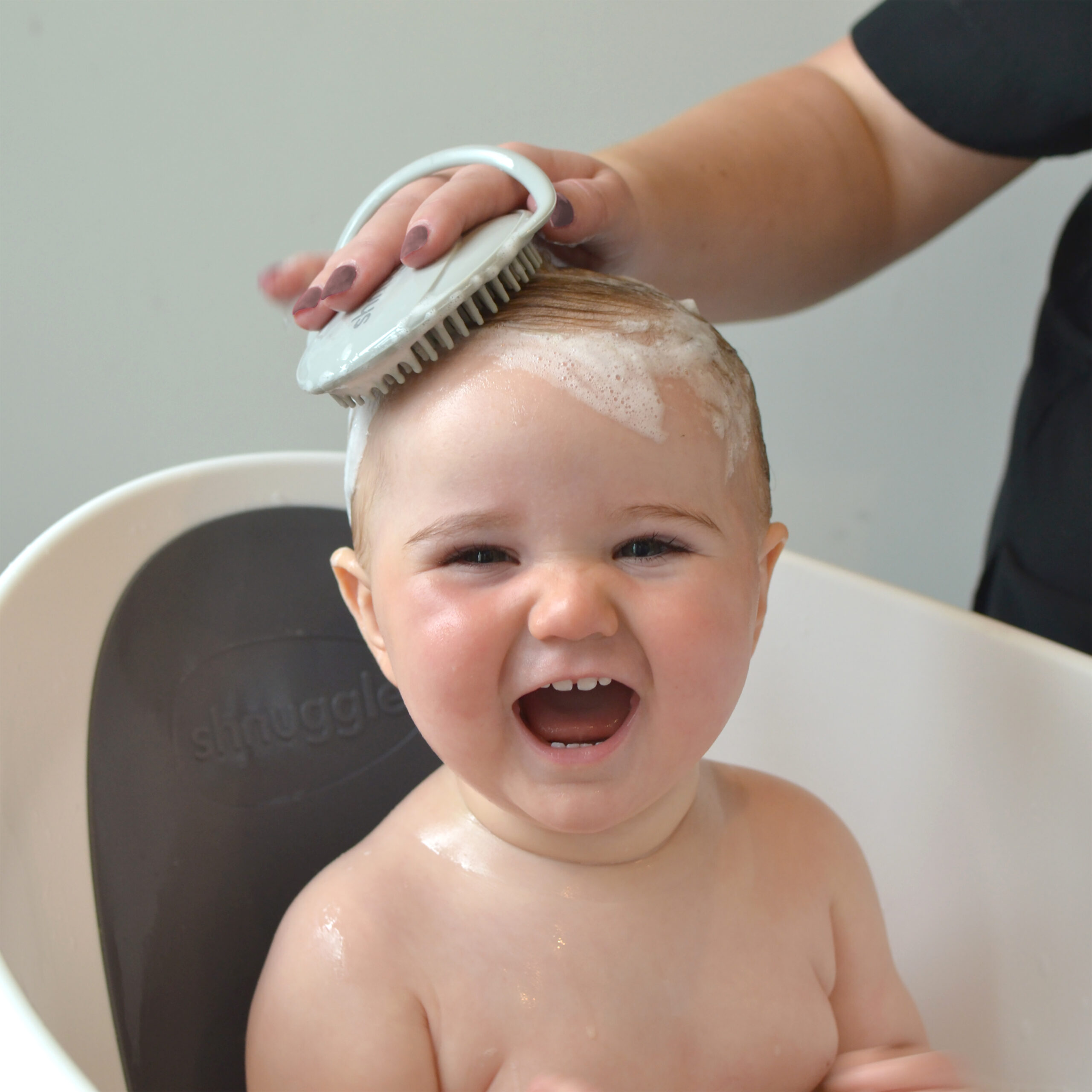 Afbeelding Shnuggle Baby Bath Brush I Grey