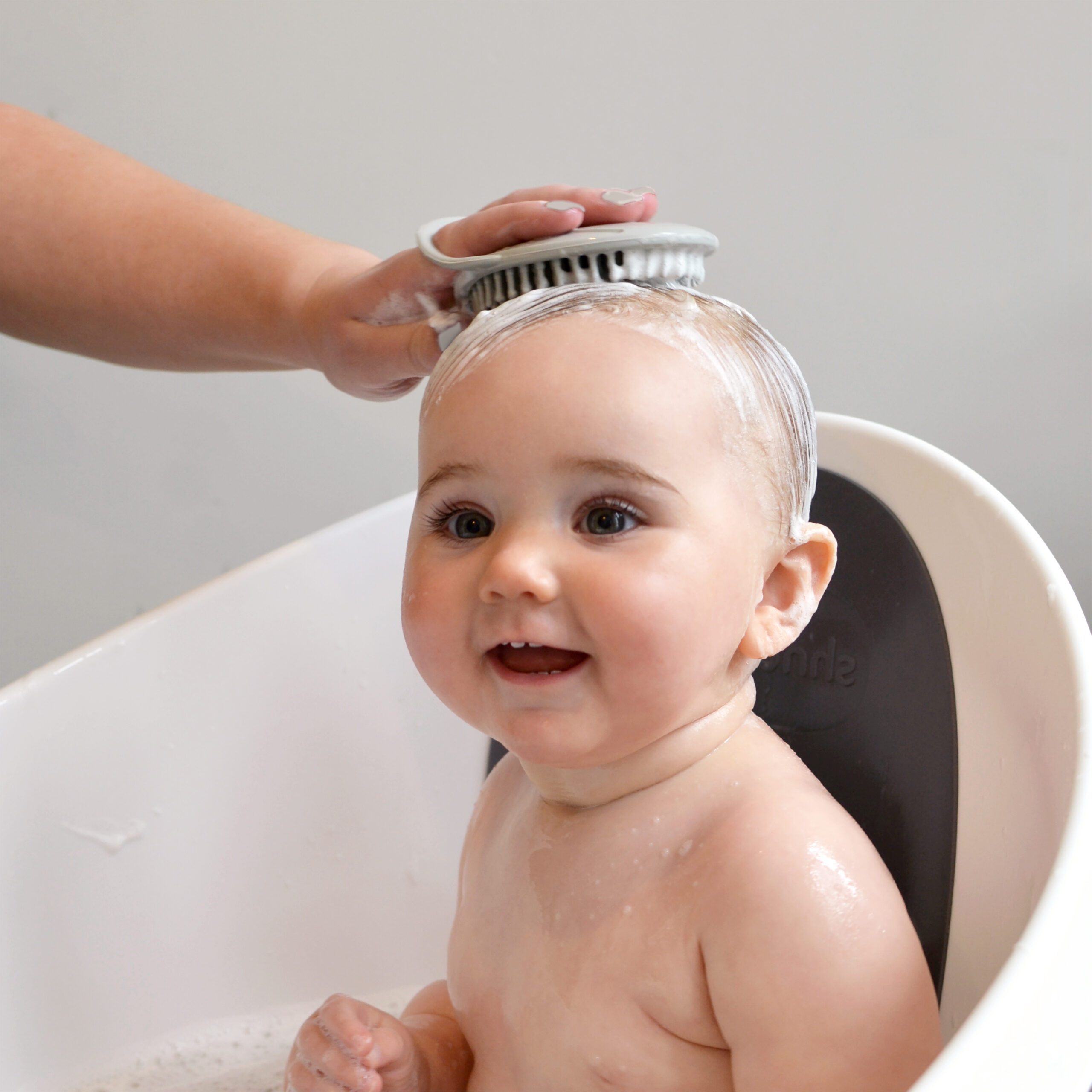 Afbeelding Shnuggle Baby Bath Brush I Grey