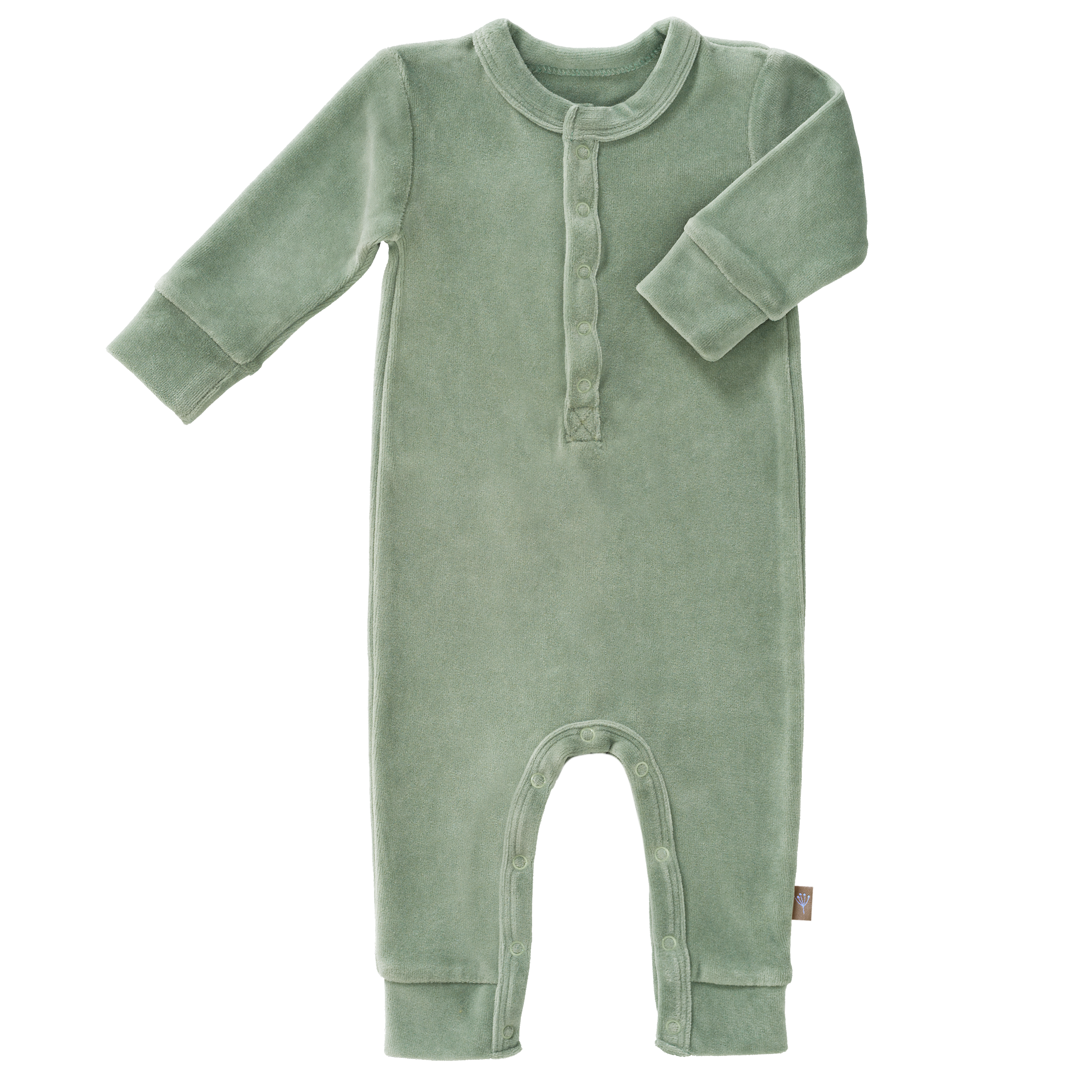 Afbeelding Fresk Pyjama velours I Forest green