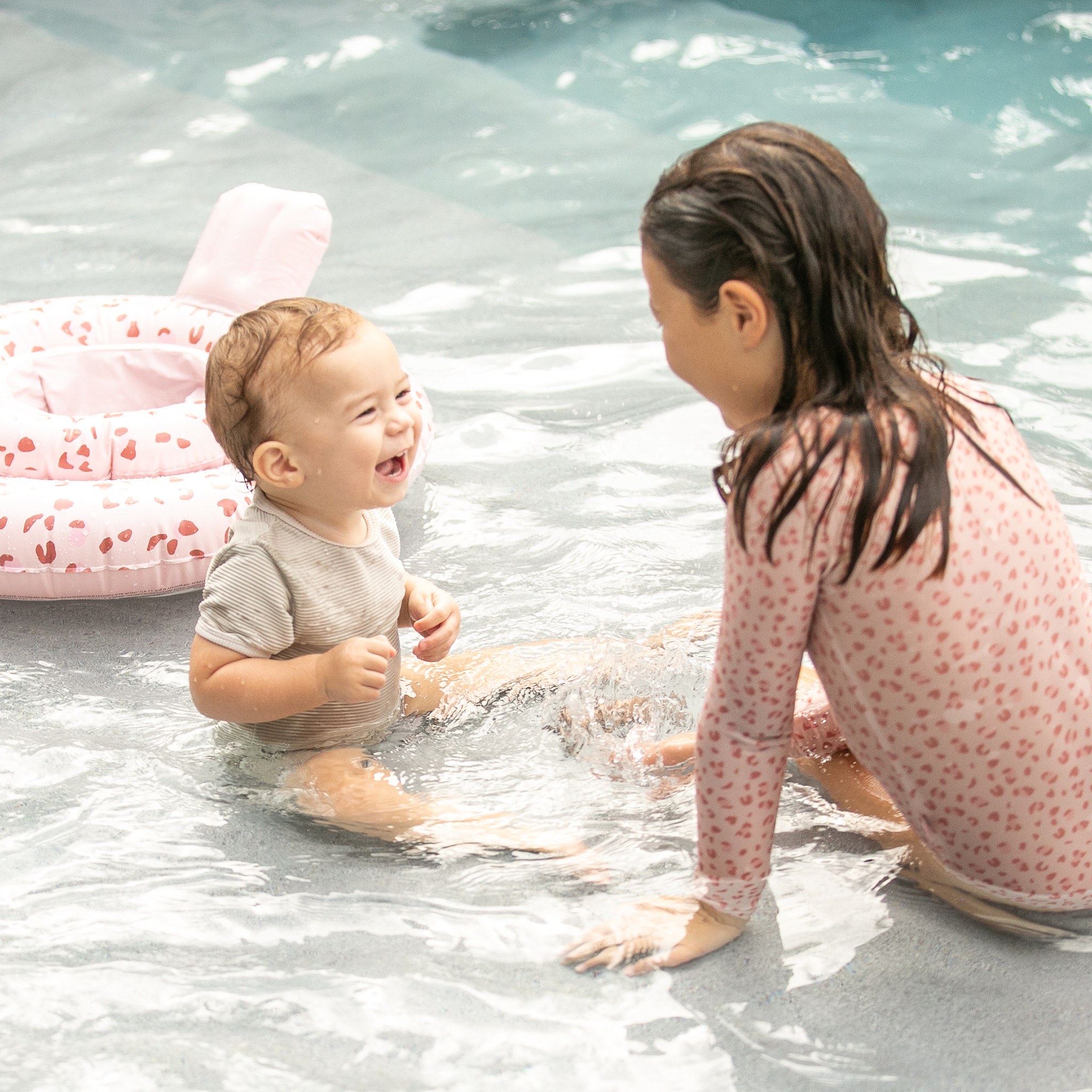 Afbeelding Swim Essentials Baby Float I Old Pink Panter I 0-1 jaar