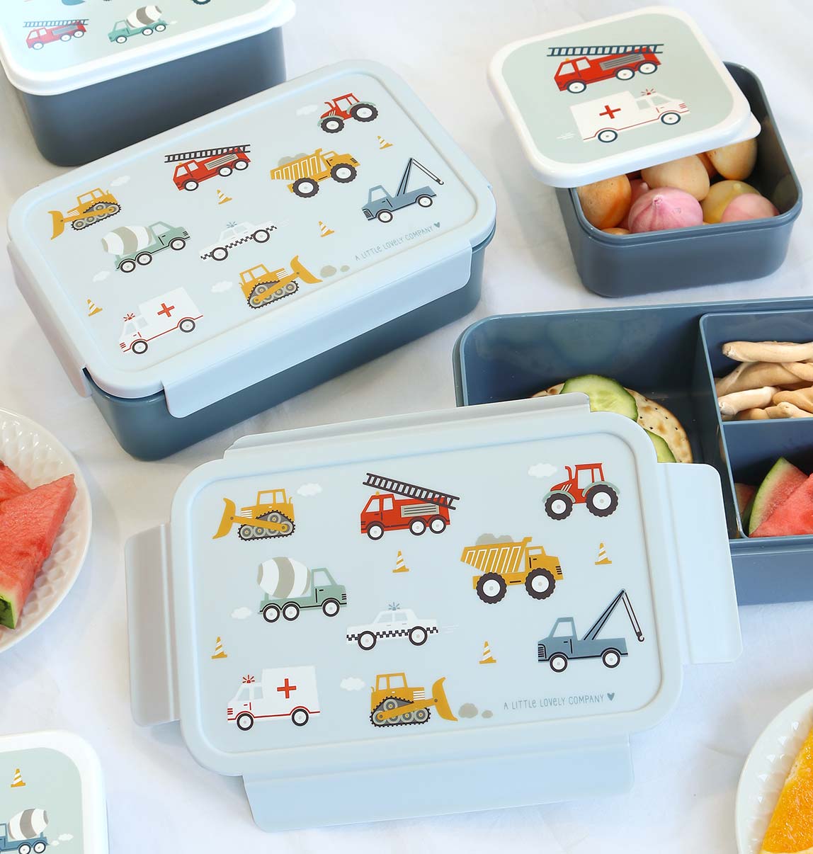 Afbeelding A Little Lovely Company Lunchbox Bento I Voertuigen