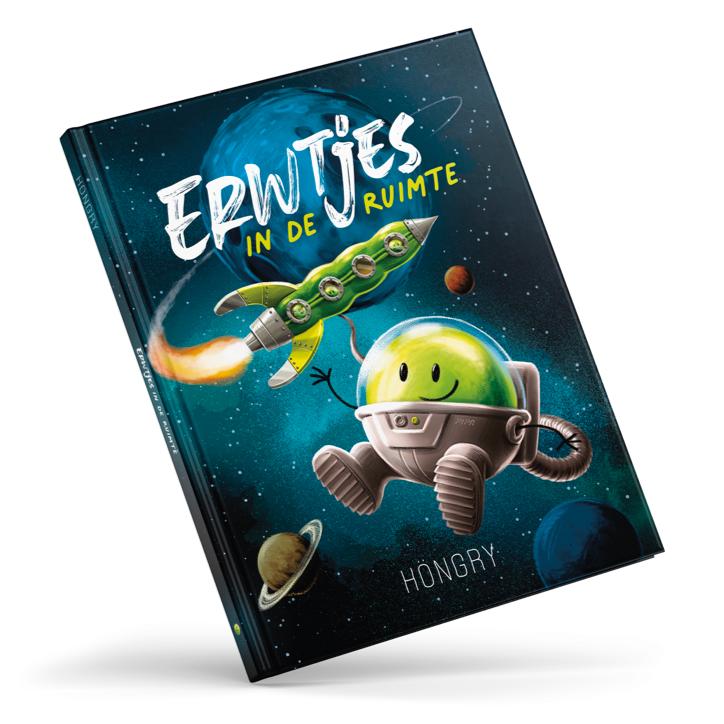 Höngry Kinderboek I Erwtjes in de ruimte