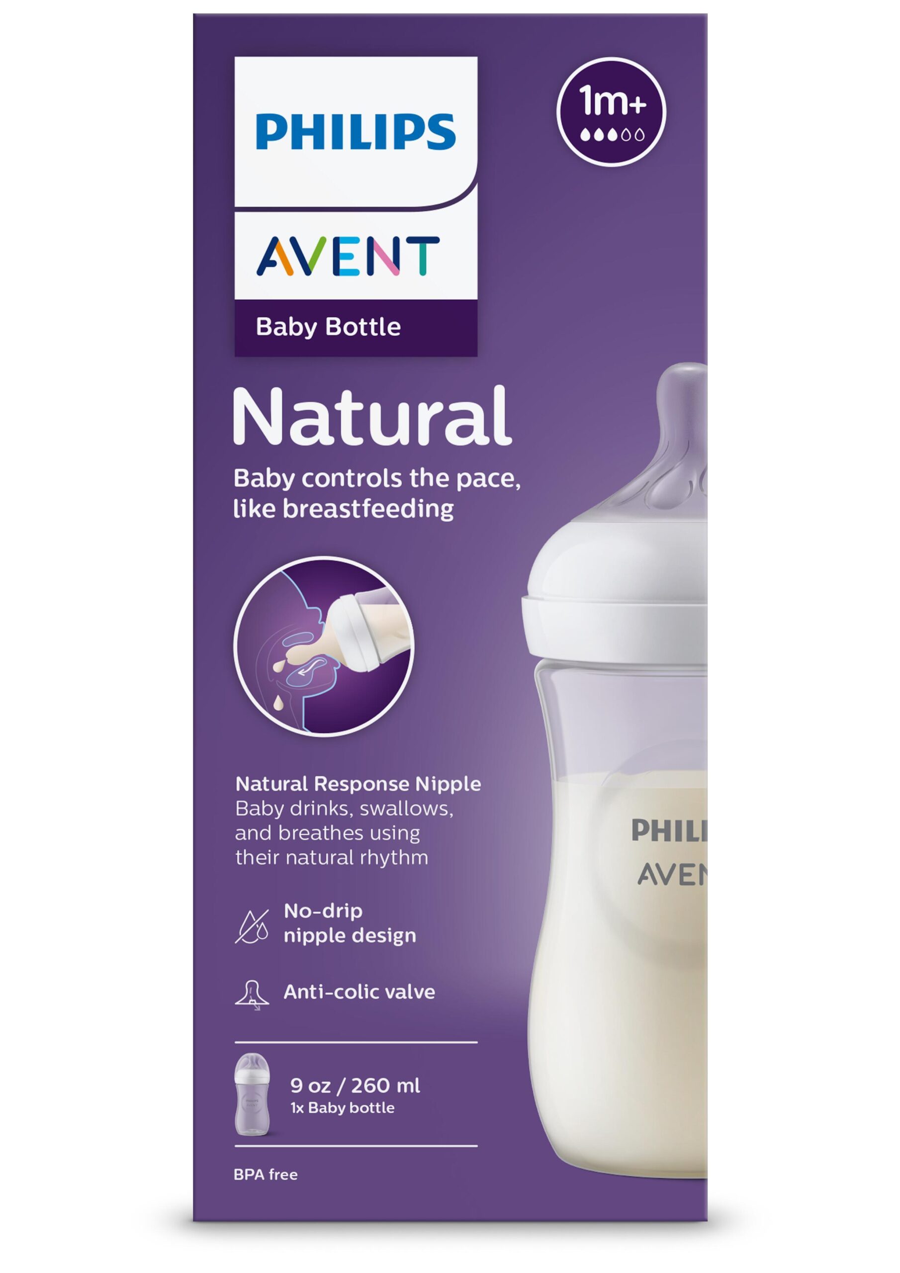Afbeelding Avent Natural 3.0 zuigfles I 260ml