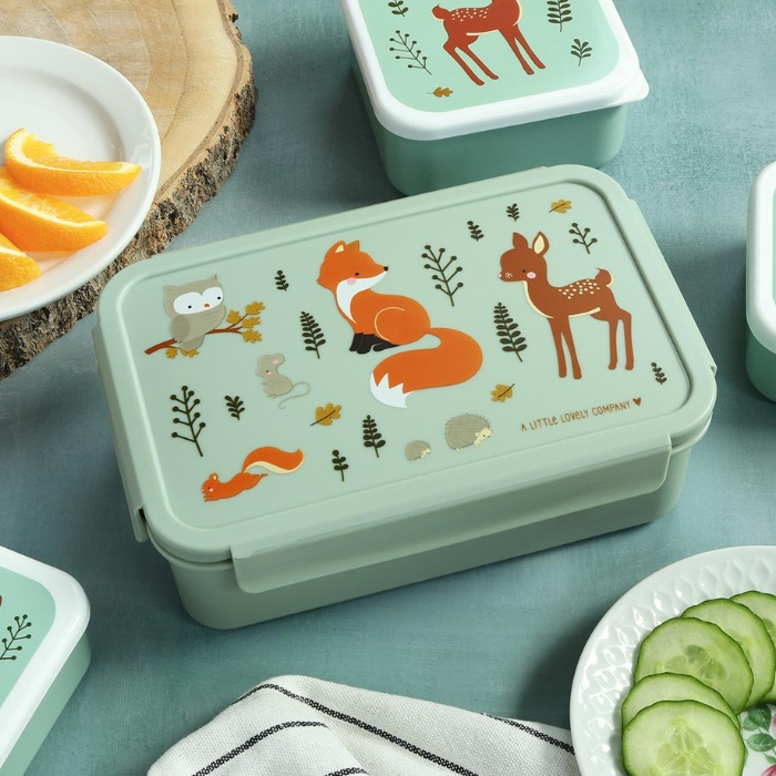 Afbeelding A Little Lovely Company Lunchbox Bento I Bosvrienden