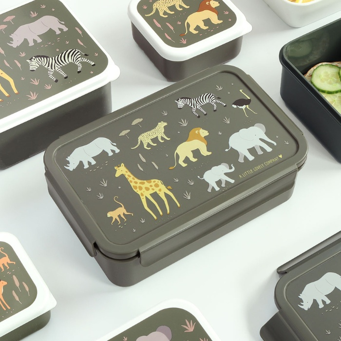 Afbeelding A Little Lovely Company Lunchbox Bento I Savanna