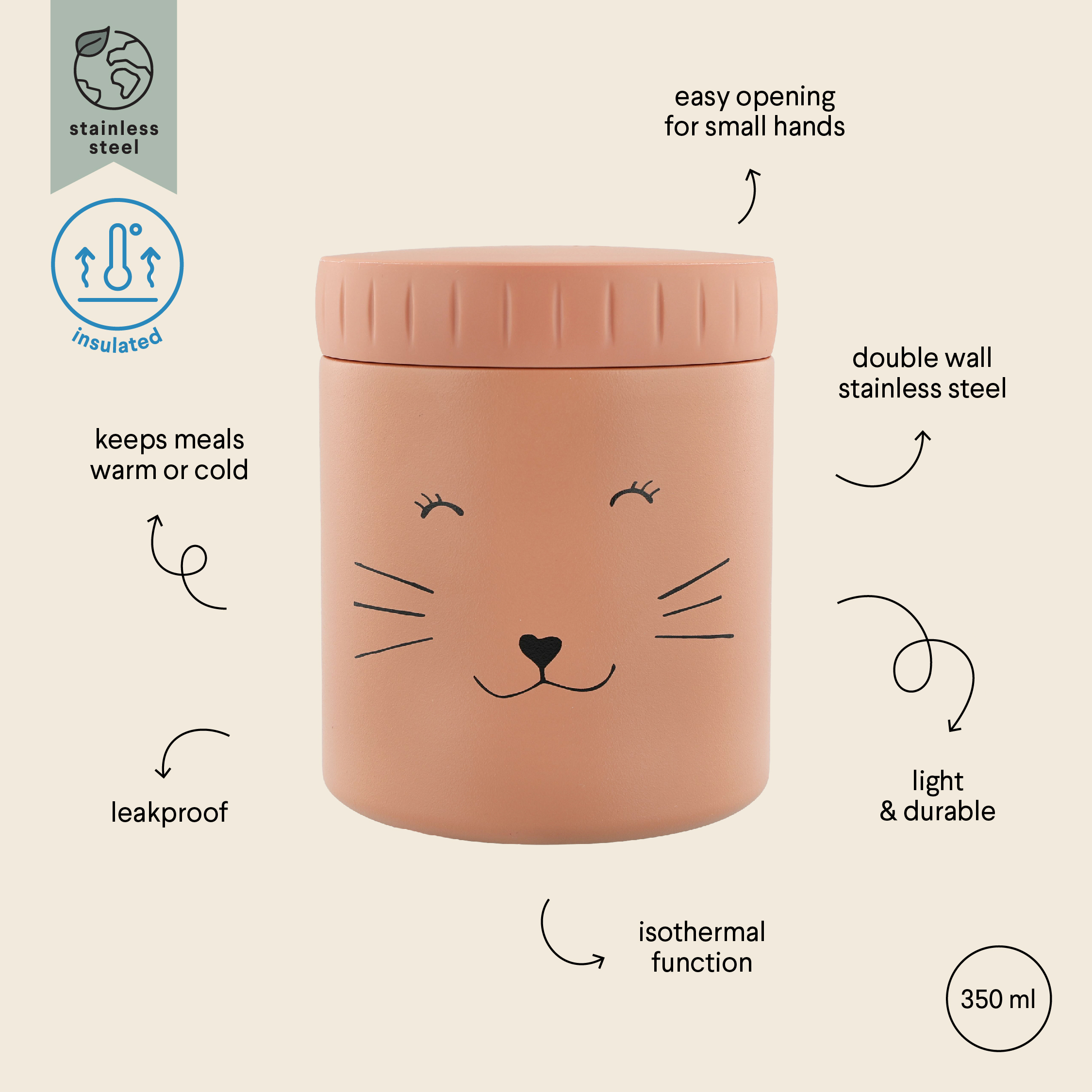 Afbeelding Trixie Isothermische voedselpot 350 ml I Mrs Cat